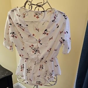 Sienna Sky White Floral Blouse